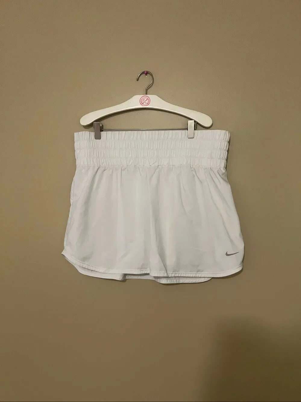Nike Dri-Fit White Skort Womans Size XL